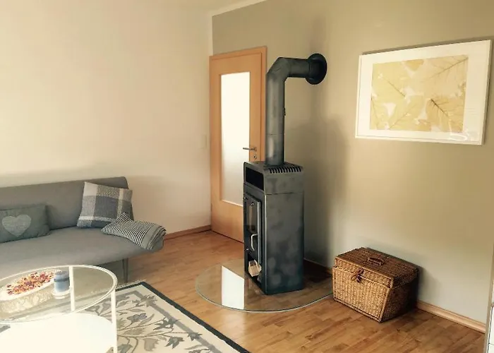 Elegante Mit Kaminofen Im Thueringer Wald * Manebach